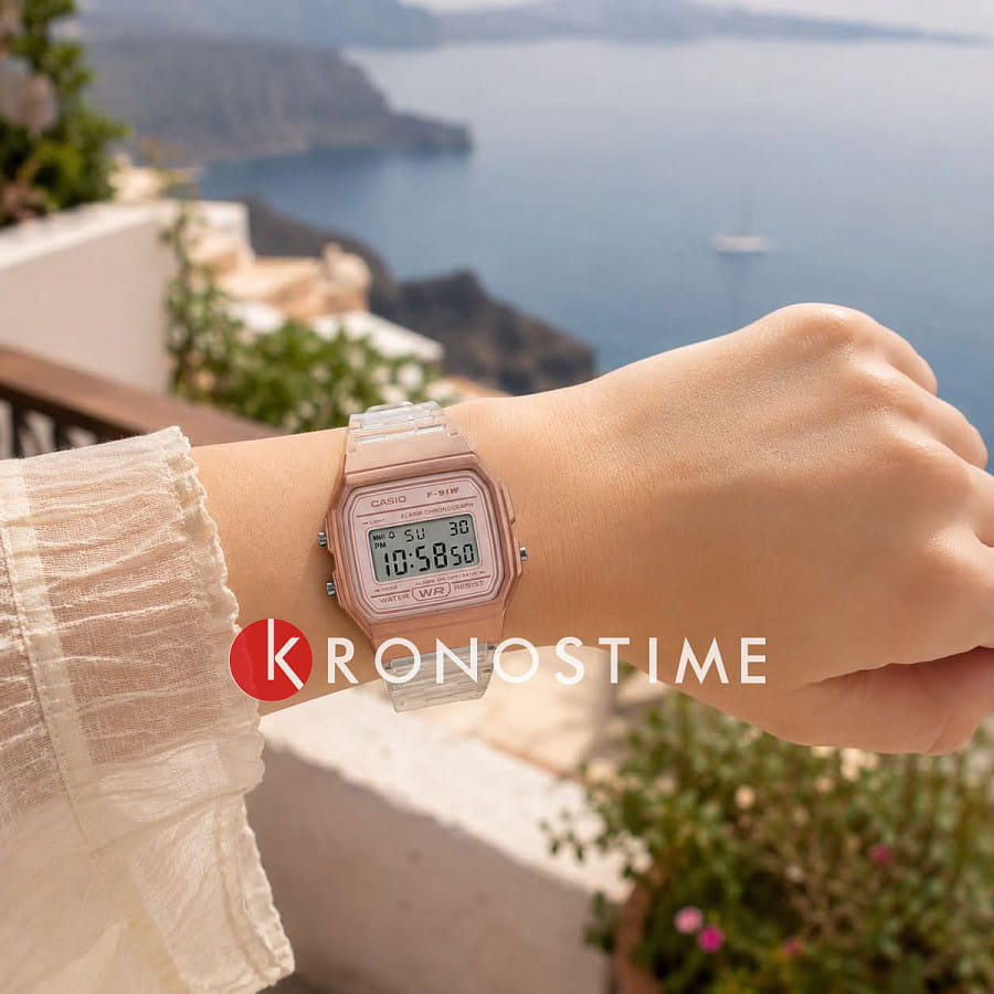 Часы Casio Collection F-91WS-7A3 — пластик, Япония