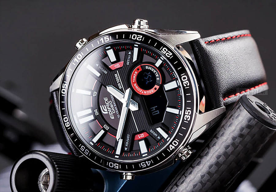 Часы Casio Edifice EFV-C100L-1AVDF (EFV-C100L-1A) — артикул EFV-C100L-1A, мужские