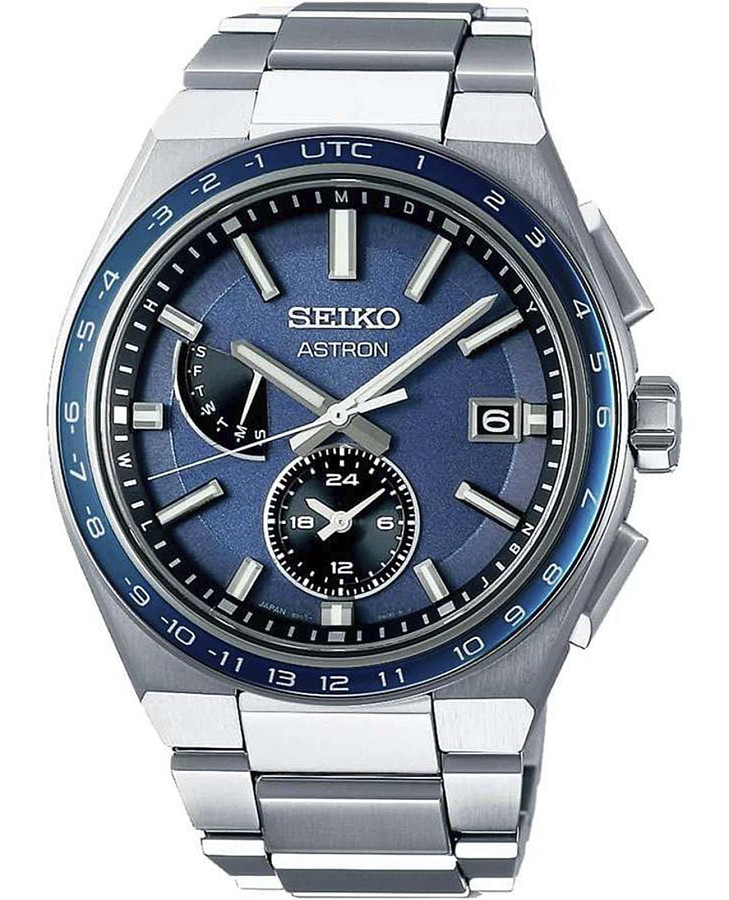 Часы Seiko Astron Nexter Solar Radio SBXY037 — мужские, синий