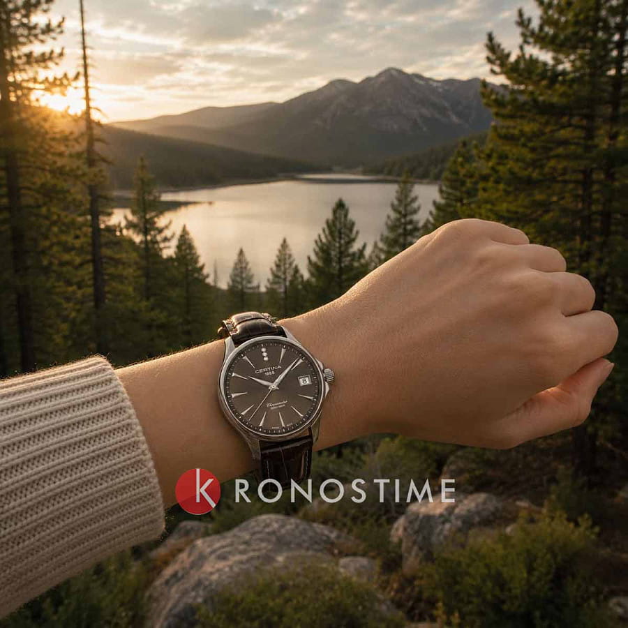 Часы Certina DS Action C032.051.16.296.00 — коричневый, сталь металл
