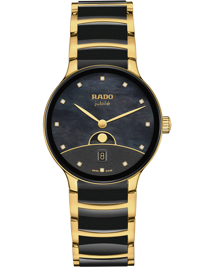 Часы Rado Centrix Diamonds R30233942 — женские, черный