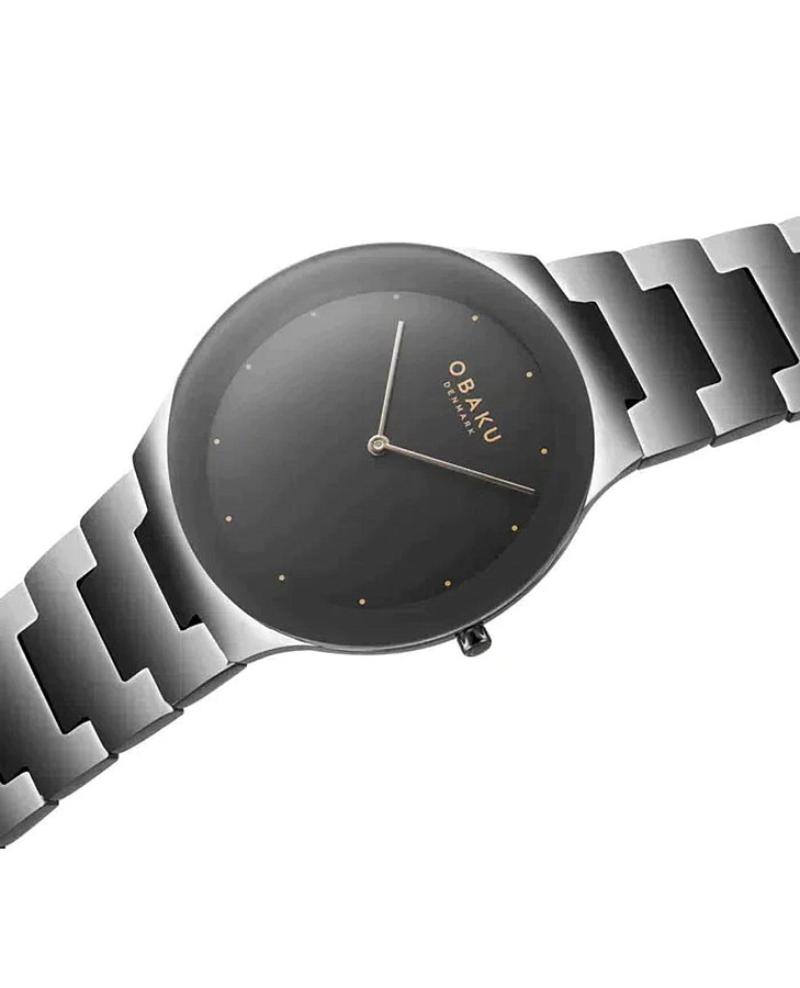 Часы Obaku Links V290GXUUSU — кварцевые, металл сталь