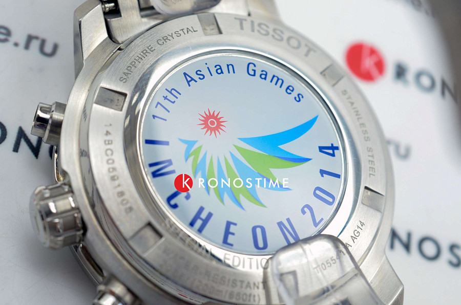 Часы Tissot PRC 200 Asian Games 2014 T055.417.11.057.01 — черный, сталь