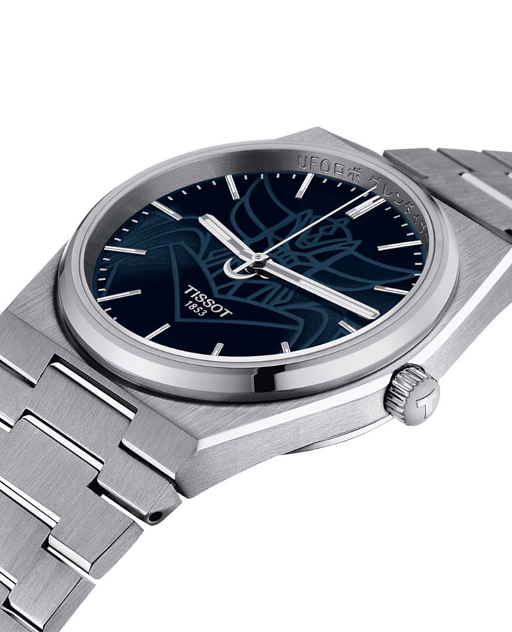 Часы Tissot PRX UFO Robot Grendizer T137.407.11.041.02 — синий, сталь металл