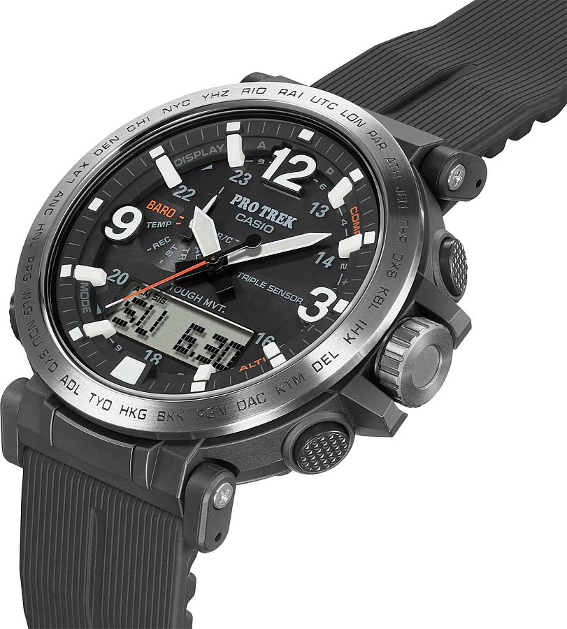 Часы Casio Pro Trek PRW-6611Y-1ER — сталь металл, Япония