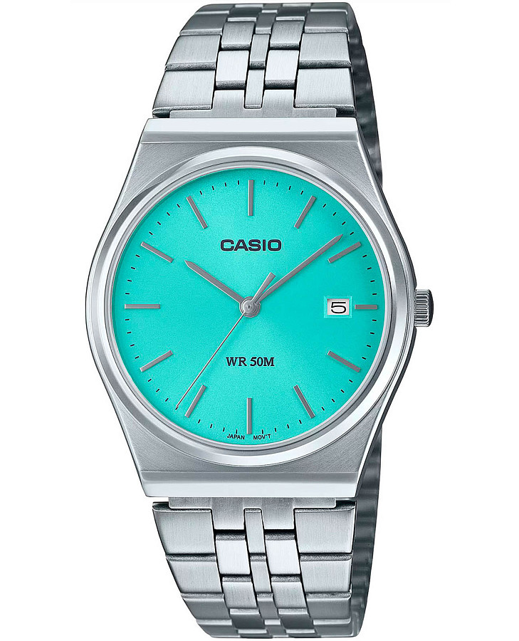 Часы Casio Collection MTP-B145D-2A1VEF — мужские, бирюзовый