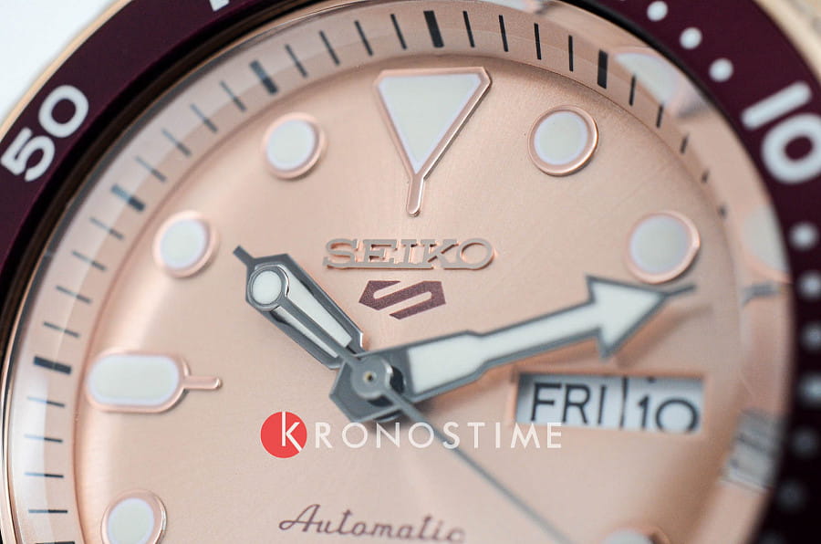 Часы Seiko 5 Sports SRPK08K1 — мужские, нержавеющая сталь с pvd-покрытием