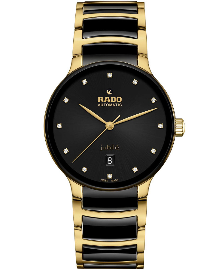 Часы Rado Centrix Automatic Diamonds R30008742 — мужские, черный
