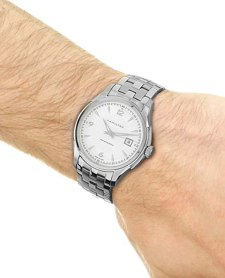 Часы Hamilton Jazzmaster Viewmatic Auto H32515155 — белый, сталь