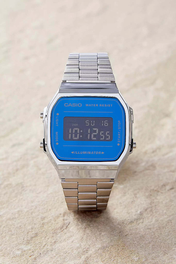 Часы Casio Vintage A168WEM-2BEF — кварцевые, металл сталь