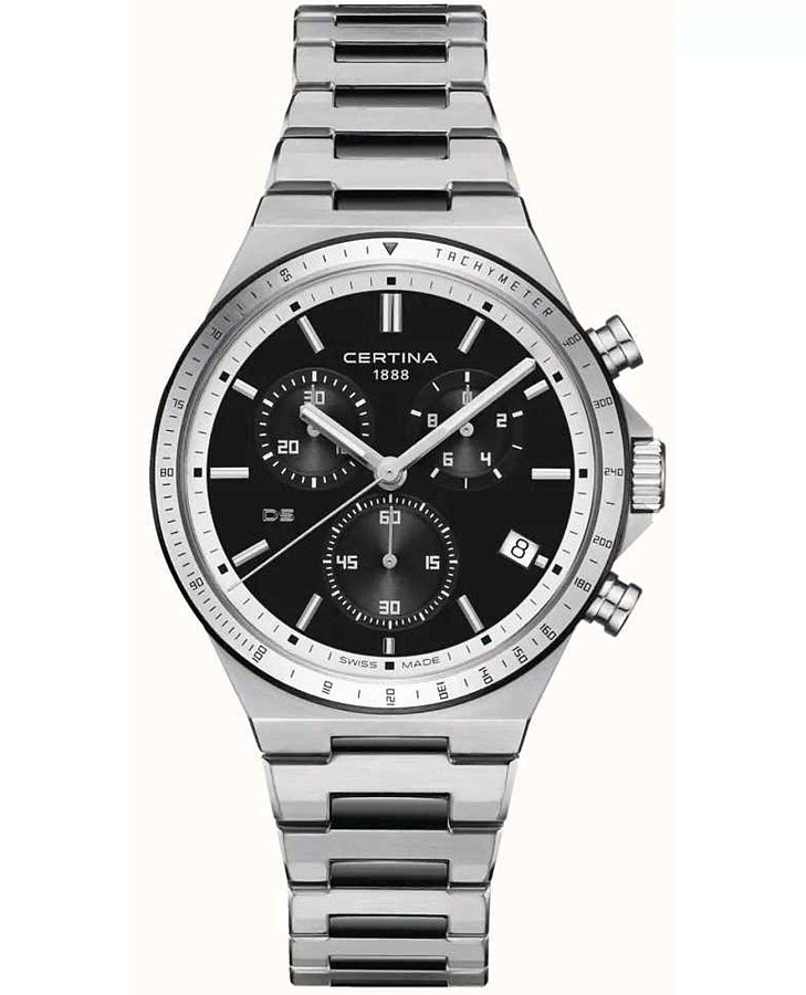 Часы Certina DS Sport 7 Chronograph - C043.417.22.051.00 — мужские, черный