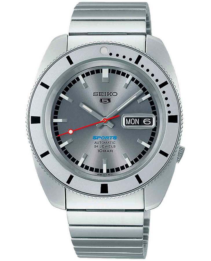 Часы Seiko 5 Sports SRPL03K1 — мужские, серый