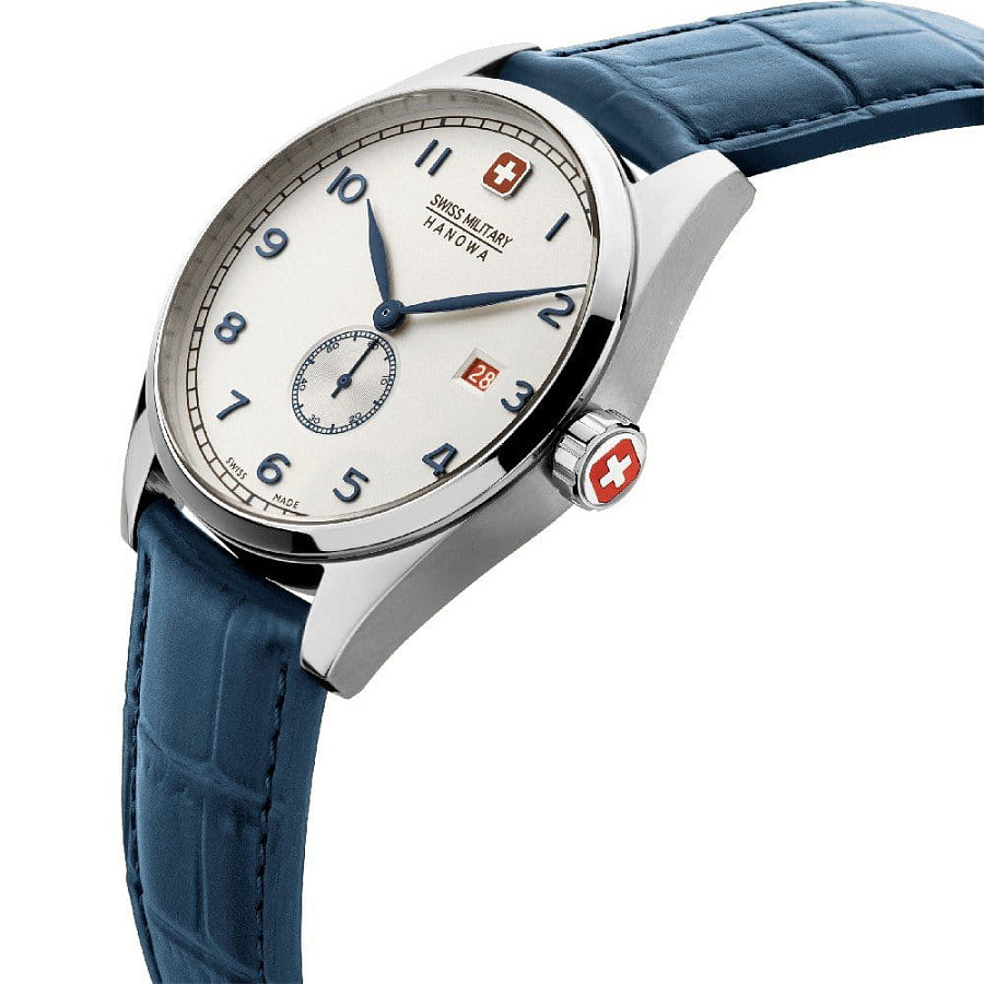 Часы Swiss Military Hanowa Lynx SMWGB0000702 — мужские, кожаный