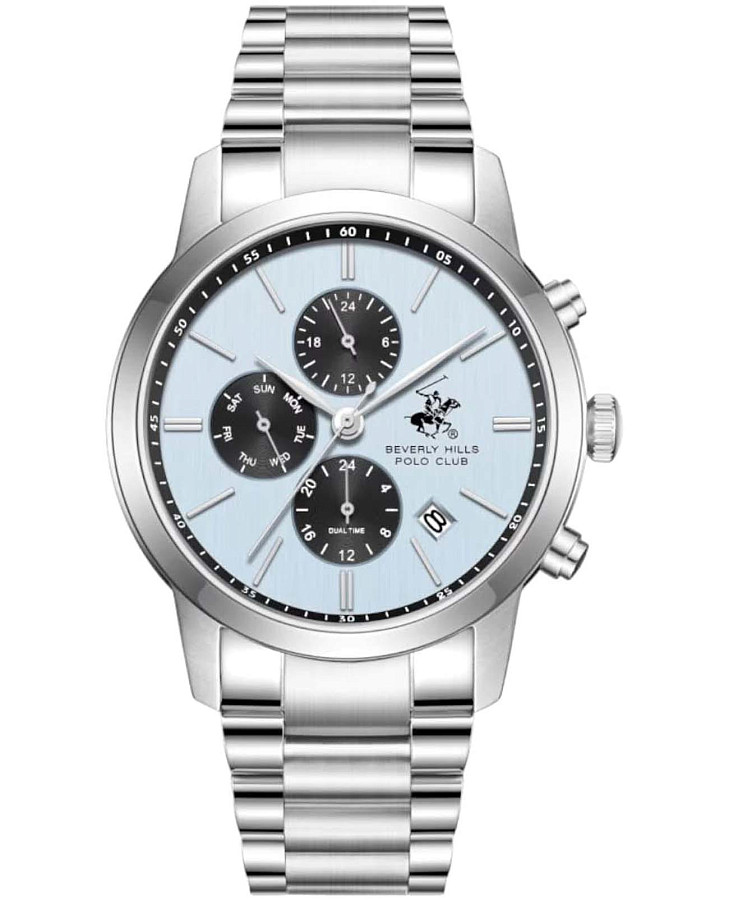 Часы Beverly Hills Polo Club BP3861X.300 — мужские, голубой