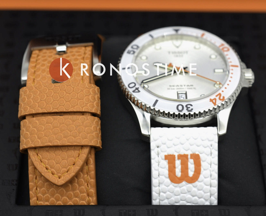 Часы Tissot Seastar Wilson Wnba T120.410.17.011.00 — кварцевые, Швейцария, мужские