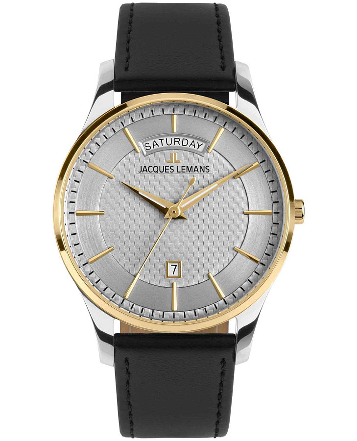 Часы Jacques Lemans London 1-2193E — мужские, серебристый