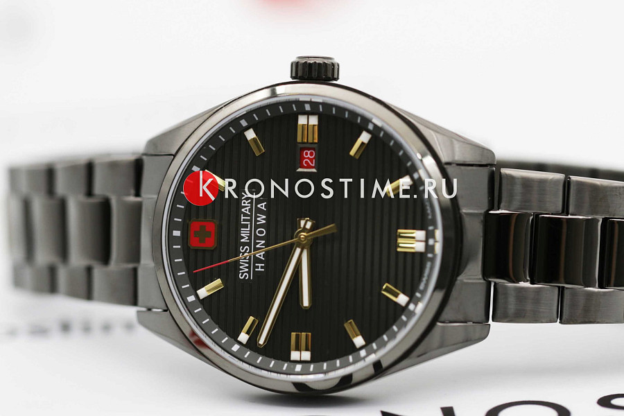 Часы Swiss Military Hanowa Afterburn SMWGH2200141 — мужские, нержавеющая сталь с pvd-покрытием