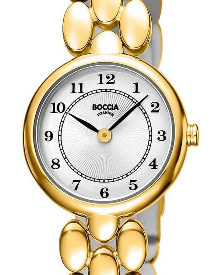 Часы Boccia Titanium Circle-Oval 3378-03 — кварцевые, титан