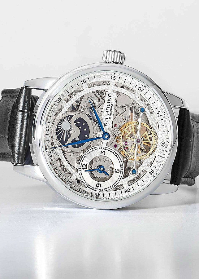 Часы Stuhrling Legacy 3917.1 — кожаный, мужские