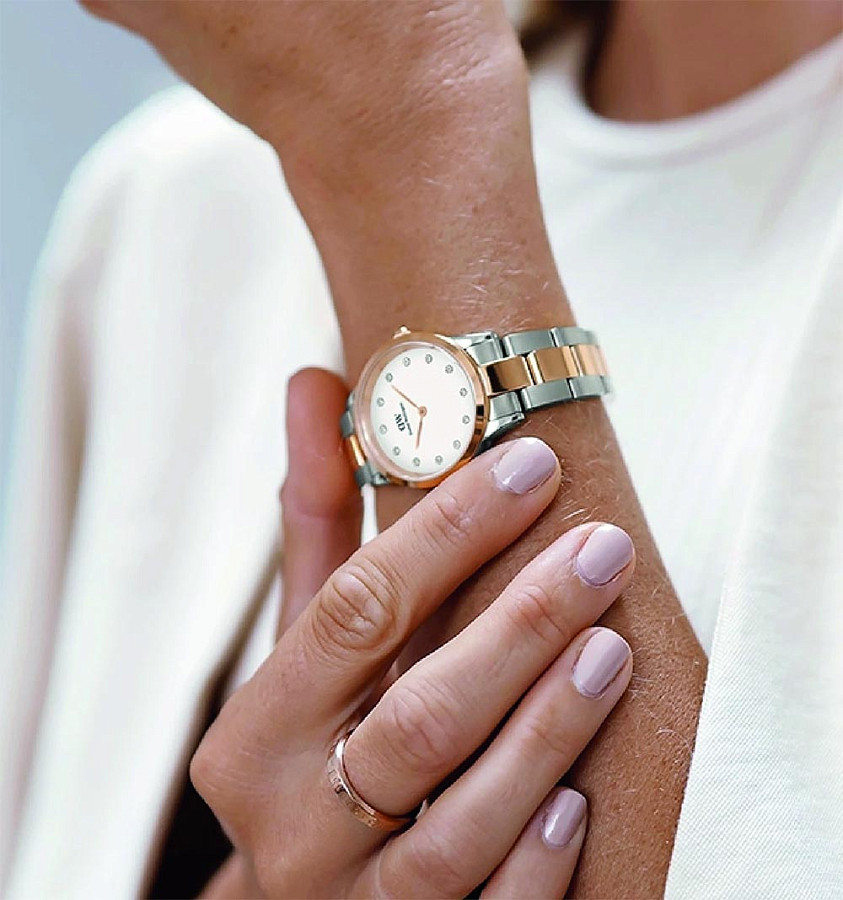 Часы Daniel Wellington Iconic Link Lumine DW00100358 — сталь металл, Швеция