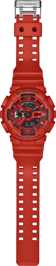 Часы Casio G-Shock GA-110RRB-4A — пластик, Япония