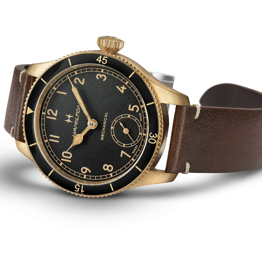 Часы Hamilton Khaki Aviation Pilot Pioneer Bronze H76709530 — артикул H76709530, мужские