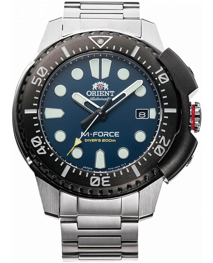 Часы Orient M-Force RA-AC0L07L (RN-AC0L07L) — мужские, синий