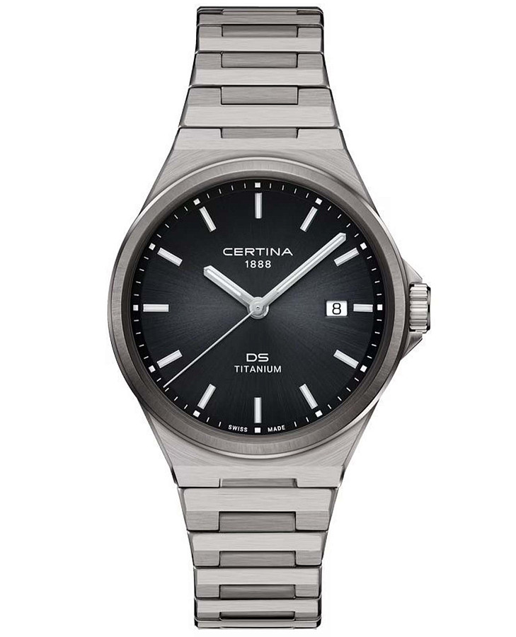 Часы Certina DS-7 Quartz C043.410.44.051.00 — мужские, черный