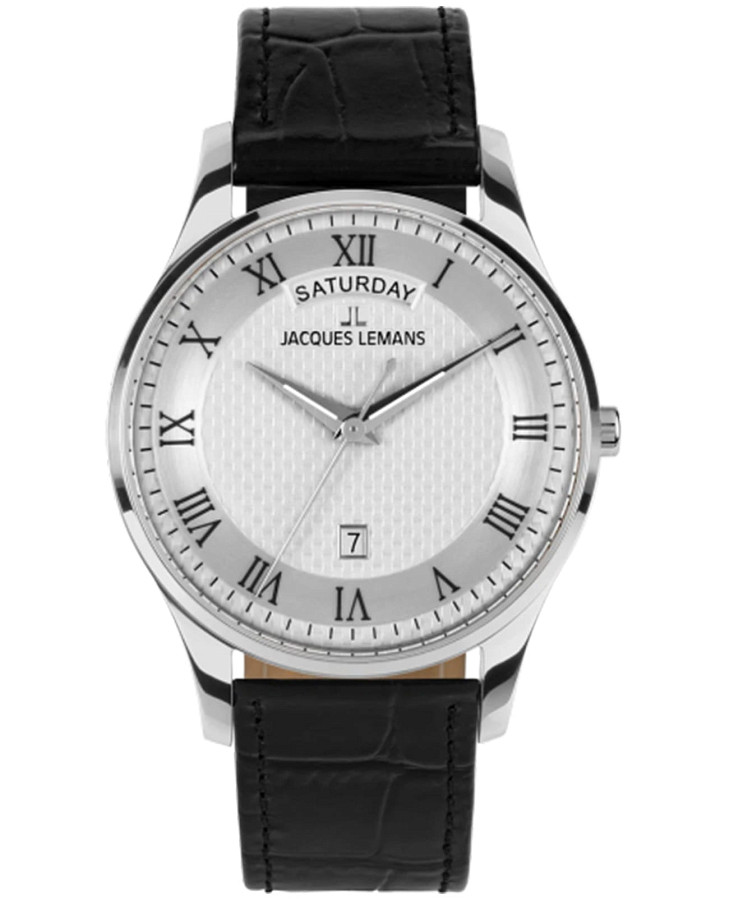 Часы Jacques Lemans London 1-2193M — мужские, серебристый