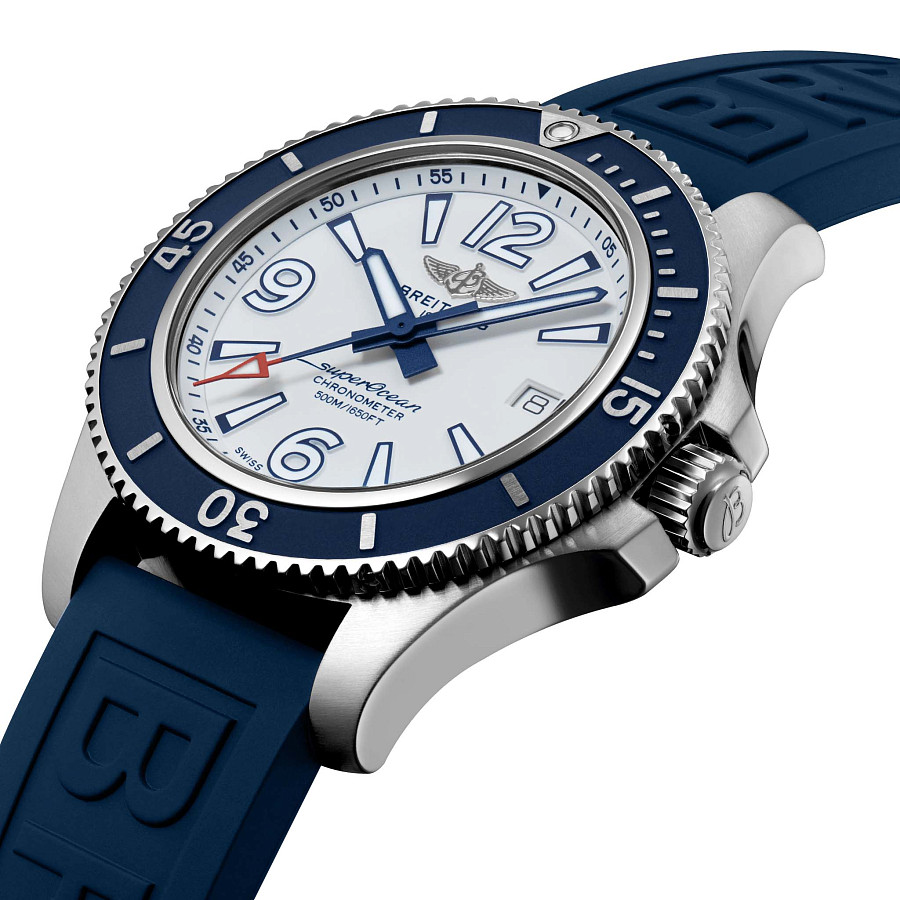 Часы Breitling Superocean Automatic 42 A17366D81A1S1 — механические, сталь металл