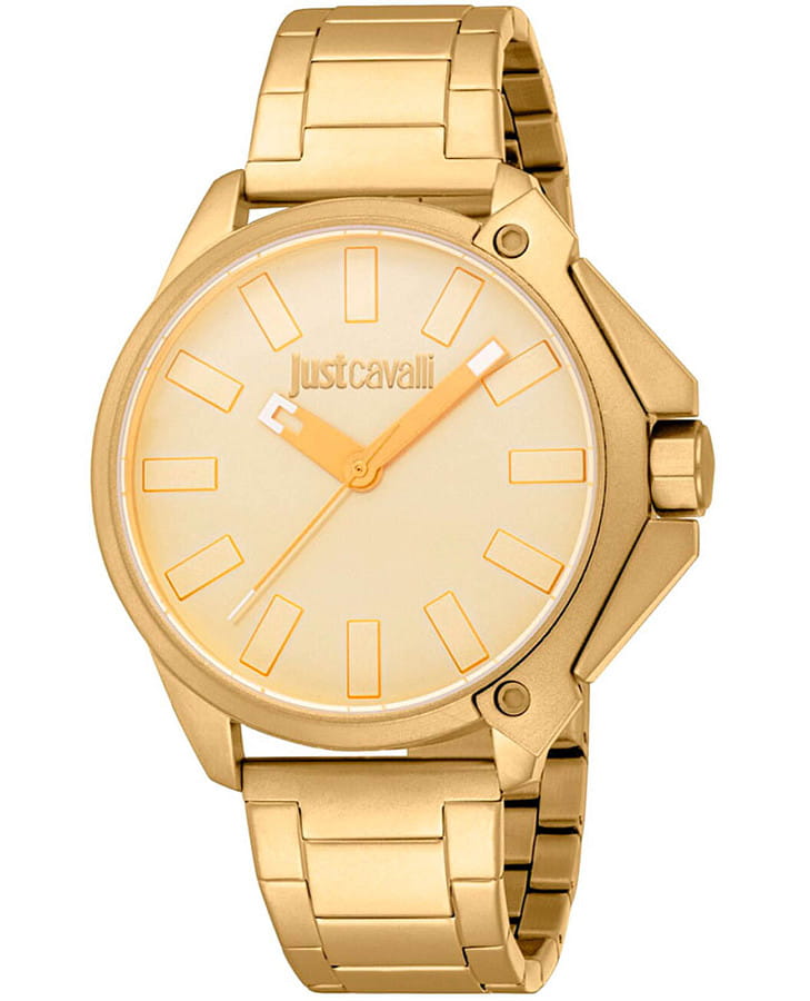 Часы Just Cavalli Cavaliere JC1G345M0055 — мужские, золотистый