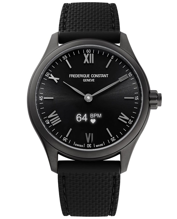 Часы Frederique Constant Smartwatch Gents Vitality FC-287B5TB6 — мужские, черный