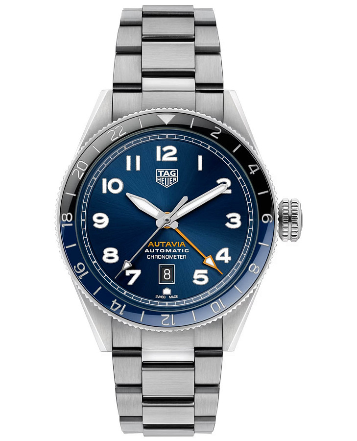 Часы TAG Heuer Autavia WBE511A.BA0650 — мужские, синий