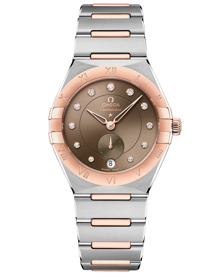 Часы Omega Constellation 131.20.34.20.63.001 — женские, коричневый