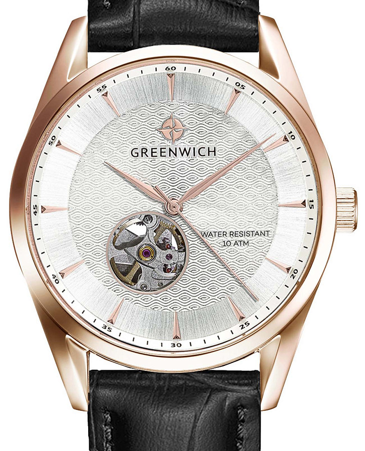 Часы Greenwich Good Luck Deep GW 075.41.33 — механические, сталь металл