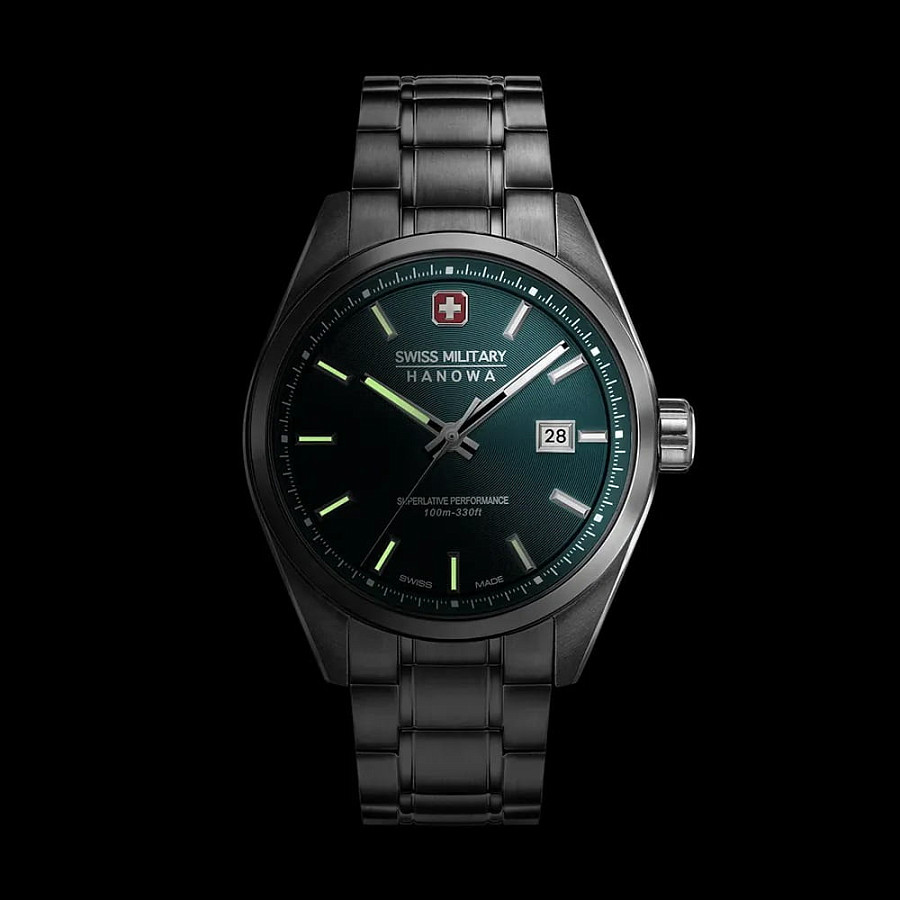 Часы Swiss Military Hanowa Pioneer SMWGH0004104 — мужские, серебристый