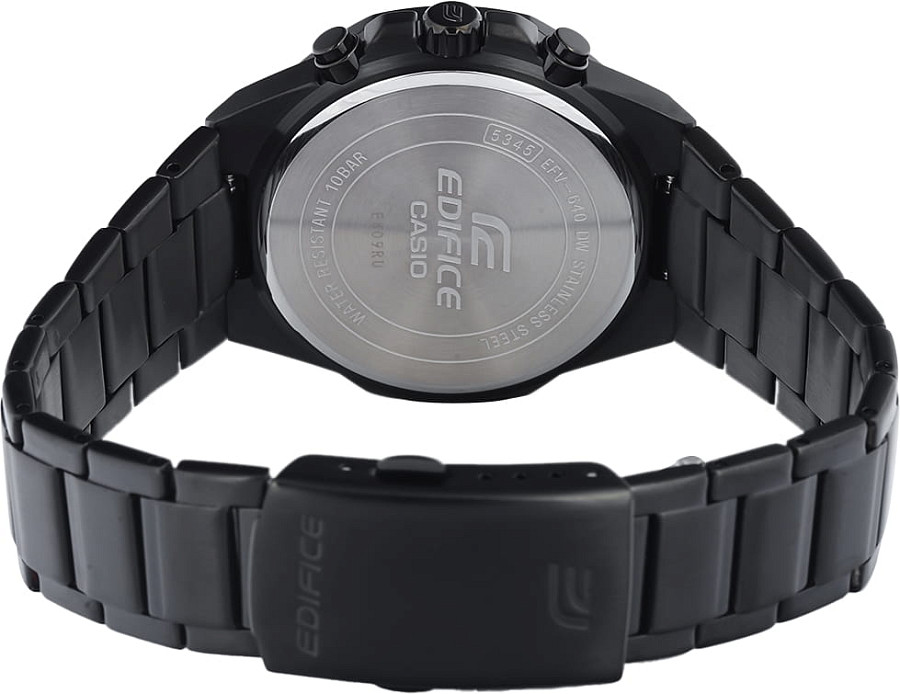 Часы Casio Edifice EFV-640DC-1A — сталь металл, Япония