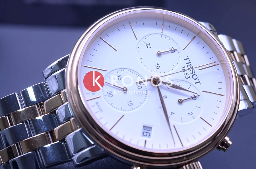 Часы Tissot Carson Premium Chronograph T122.417.22.011.00 — артикул T1224172201100