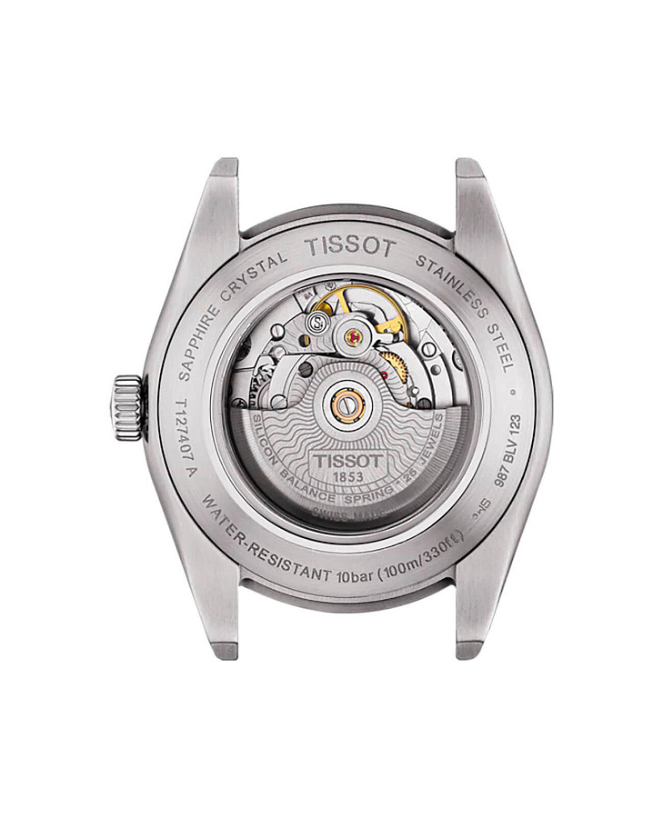 Часы Tissot Gentleman Powermatic 80 Silicium T127.407.16.031.01 — металл сталь, Швейцария