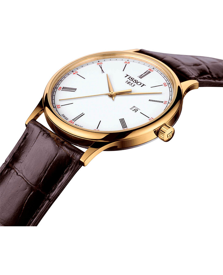 Часы Tissot Rose Dream 18K Gold T914.410.46.013.00 — кварцевые, металл сталь