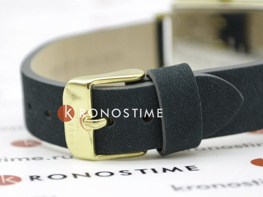 Часы Rosefield The Boxy QBFGG-Q031 — сталь металл, кожаный