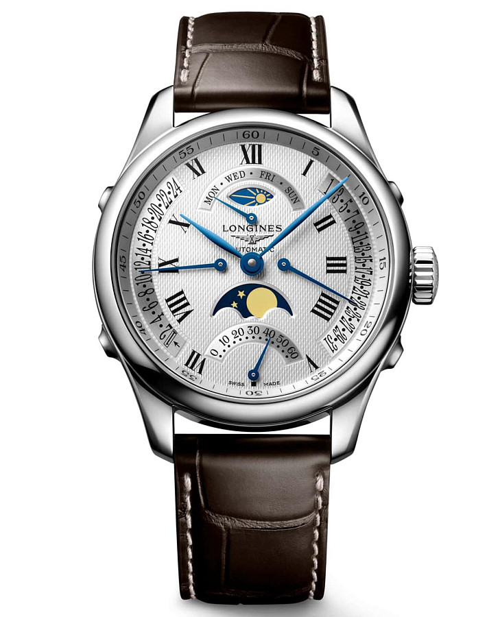 Часы Longines Master Collection L2.738.4.71.3 — мужские, белый
