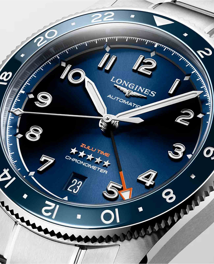 Часы Longines Spirit L3.802.4.93.6 — мужские, нержавеющая сталь