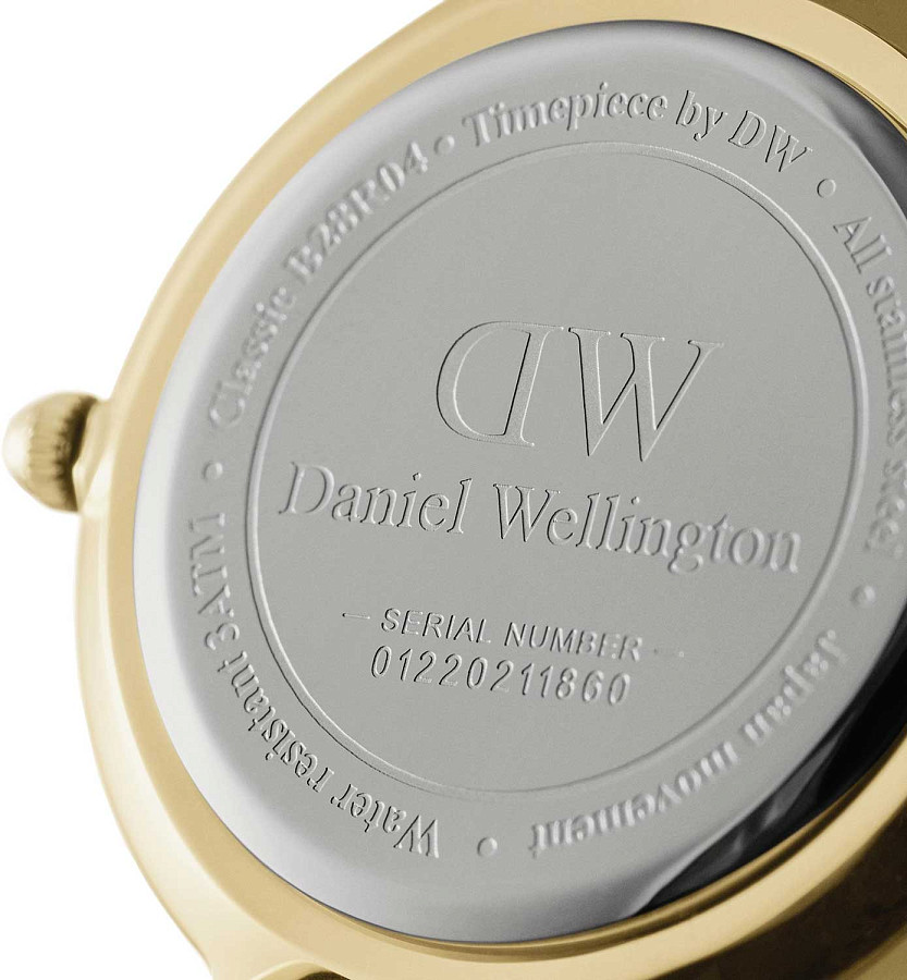 Часы Daniel Wellington Petite Evergold DW00100350 — сталь c pvd покрытием, женские