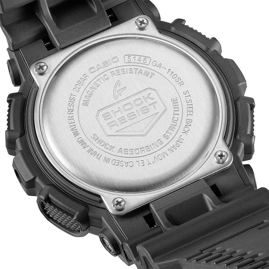 Часы Casio G-Shock GA-110SR-1A — пластик, мужские