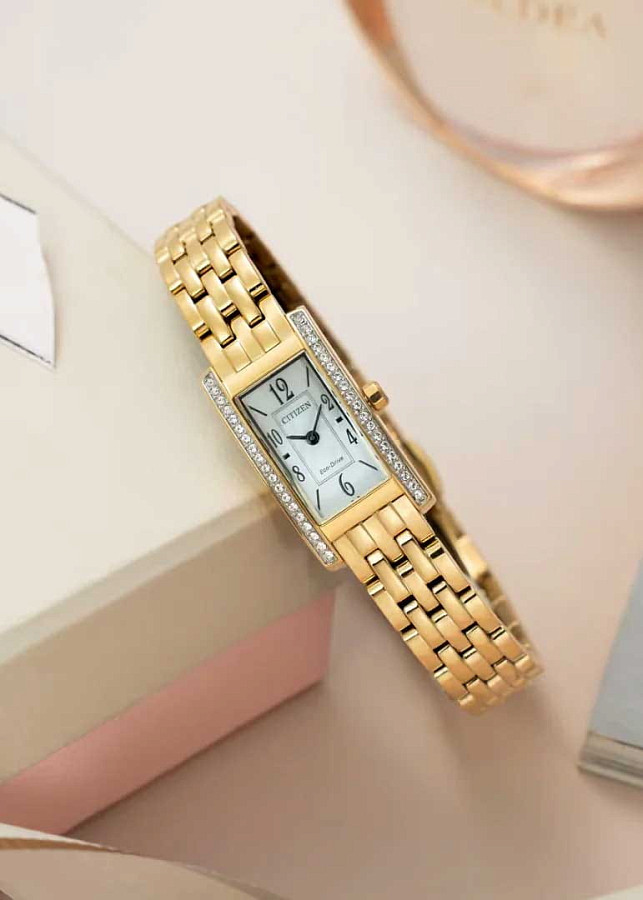 Часы Citizen Eco-Drive EG7112-59D — кварцевые, металл сталь