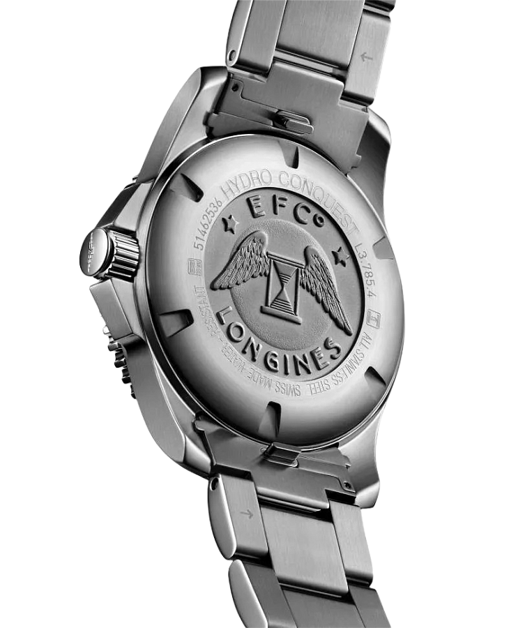 Часы Longines HydroConquest L3.781.4.06.6 — зеленый, сталь металл