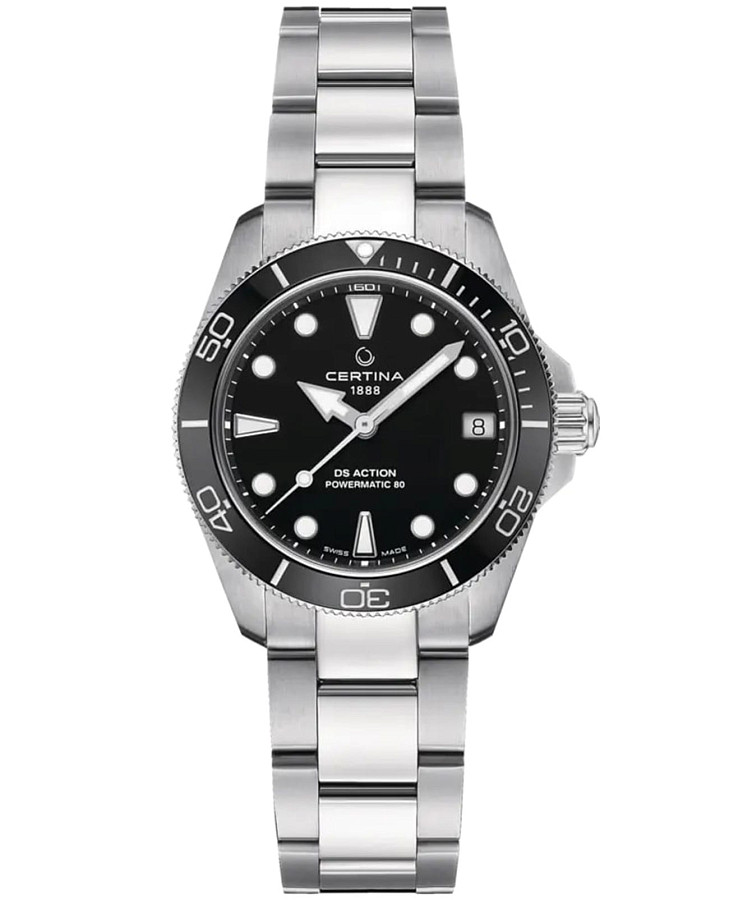 Часы Certina DS Action Lady C032.007.11.051.00 — женские, черный