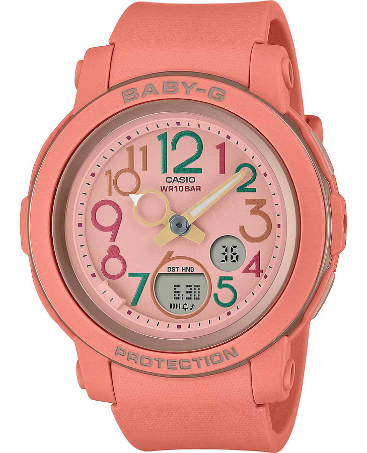 Часы Casio Baby-G BGA-290PA-4ADR (BGA-290PA-4A) — женские, красный