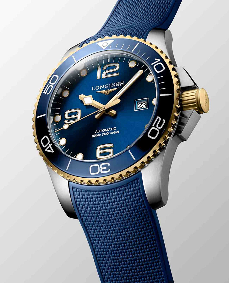 Часы Longines HydroConquest L3.782.3.96.9 — каучук, мужские